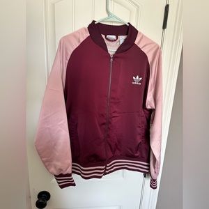 Adidas Originals satin bomber jacket